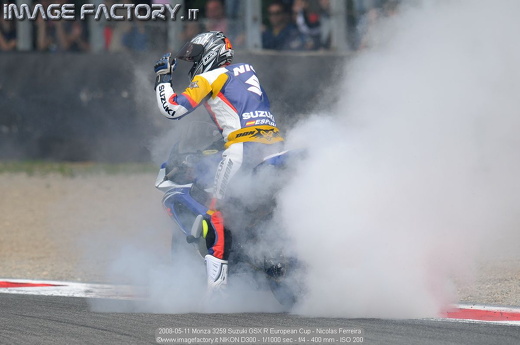 2008-05-11 Monza 3259 Suzuki GSX R European Cup - Nicolas Ferreira